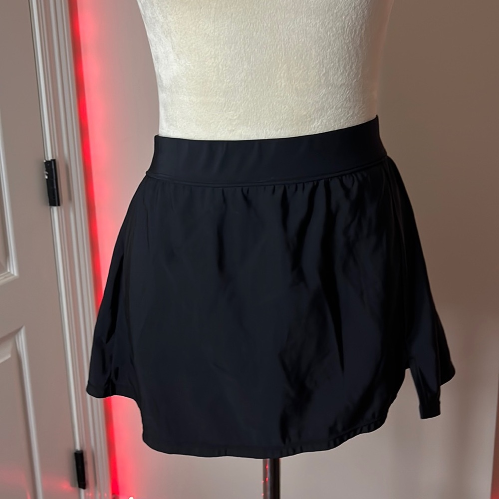 black athletic skirt